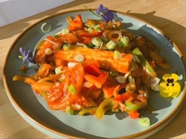 Chili Paneer.