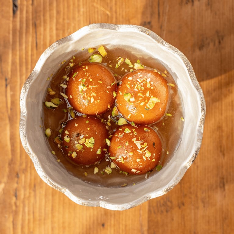 Indulge in our gulab jamun
