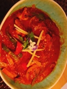 Chicken Jalfrezi.