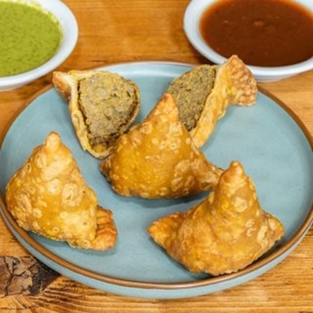 Keema Samosas.