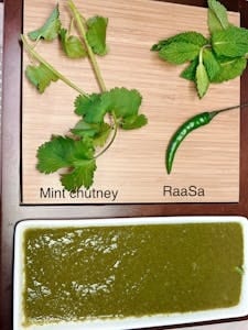 Mint & Coriander Chutney.