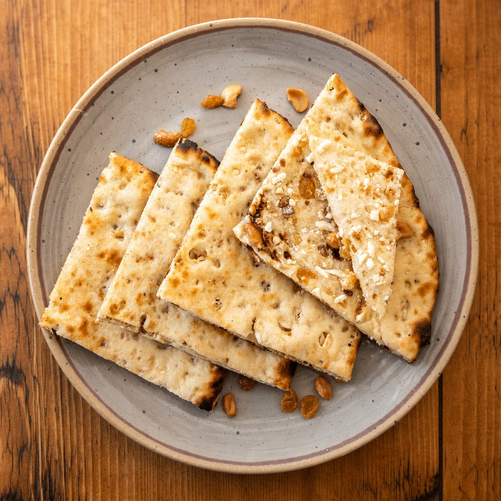 Fruit Nut Cheese Naan.