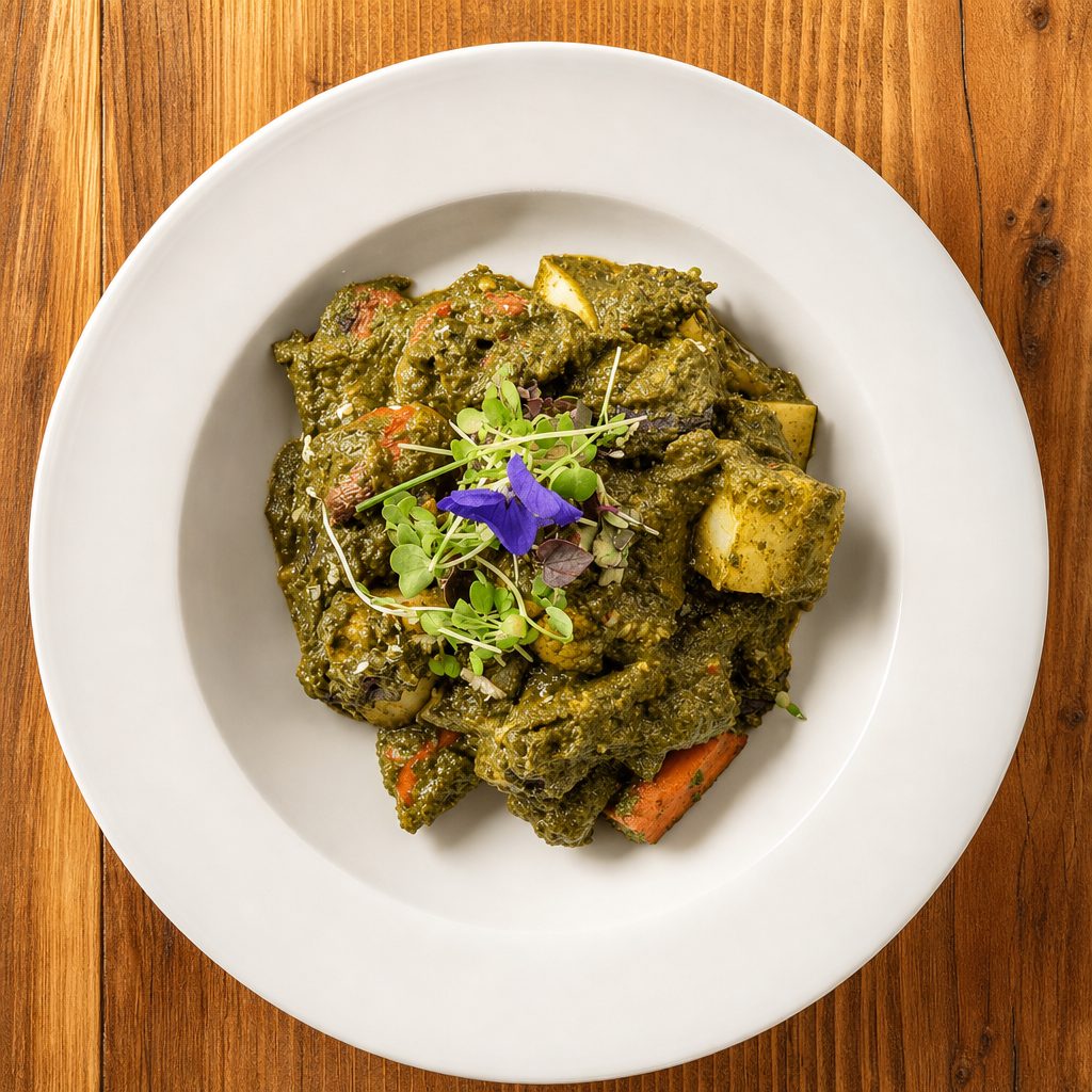 Subz Saag without Cream VG.