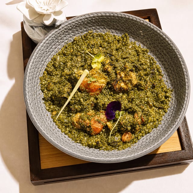 Chicken Tikka Saag.