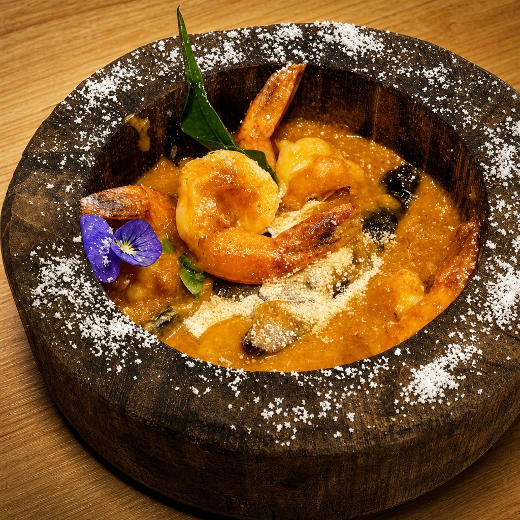 Shrimp Chettinad.